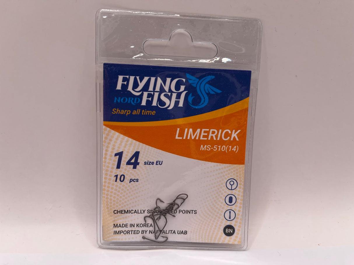 Žvejybinis kabliukas Flying Fish Nord LIMERICK — 6
