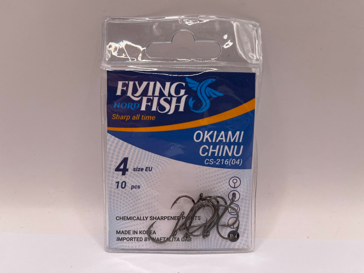 Žvejybinis kabliukas Flying Fish Nord OKIAMI CHINU