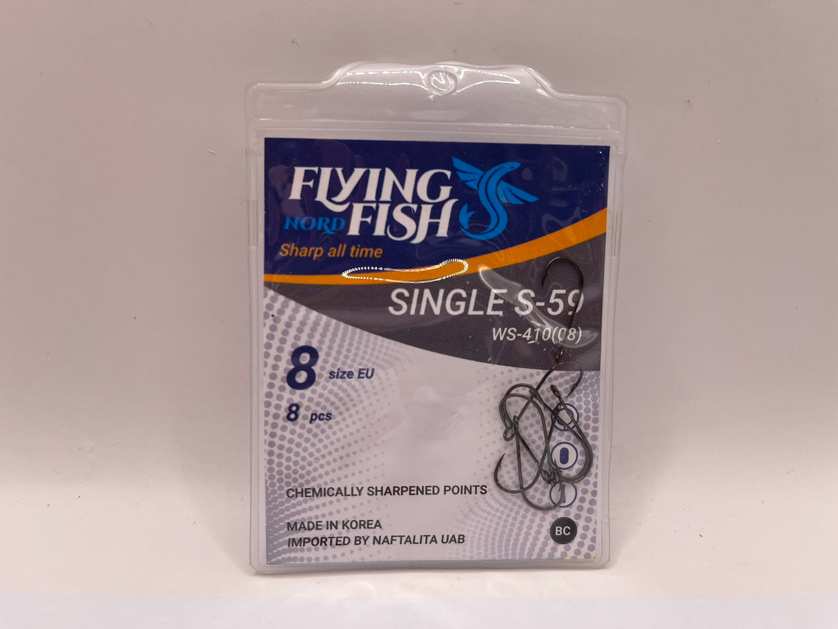 Žvejybinis kabliukas Flying Fish Nord SINGLE S-59