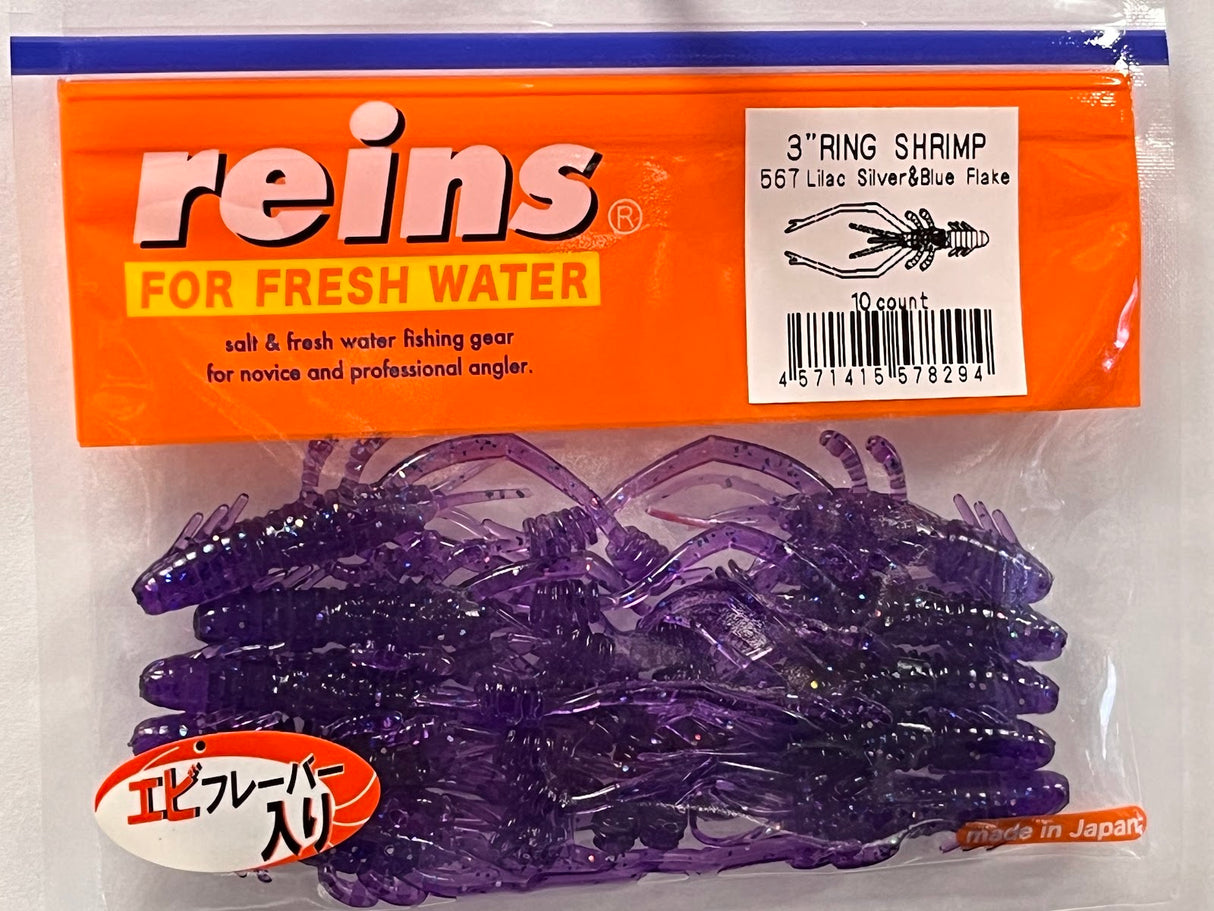 Reins guminukas Ring Shrimp 3" — 26