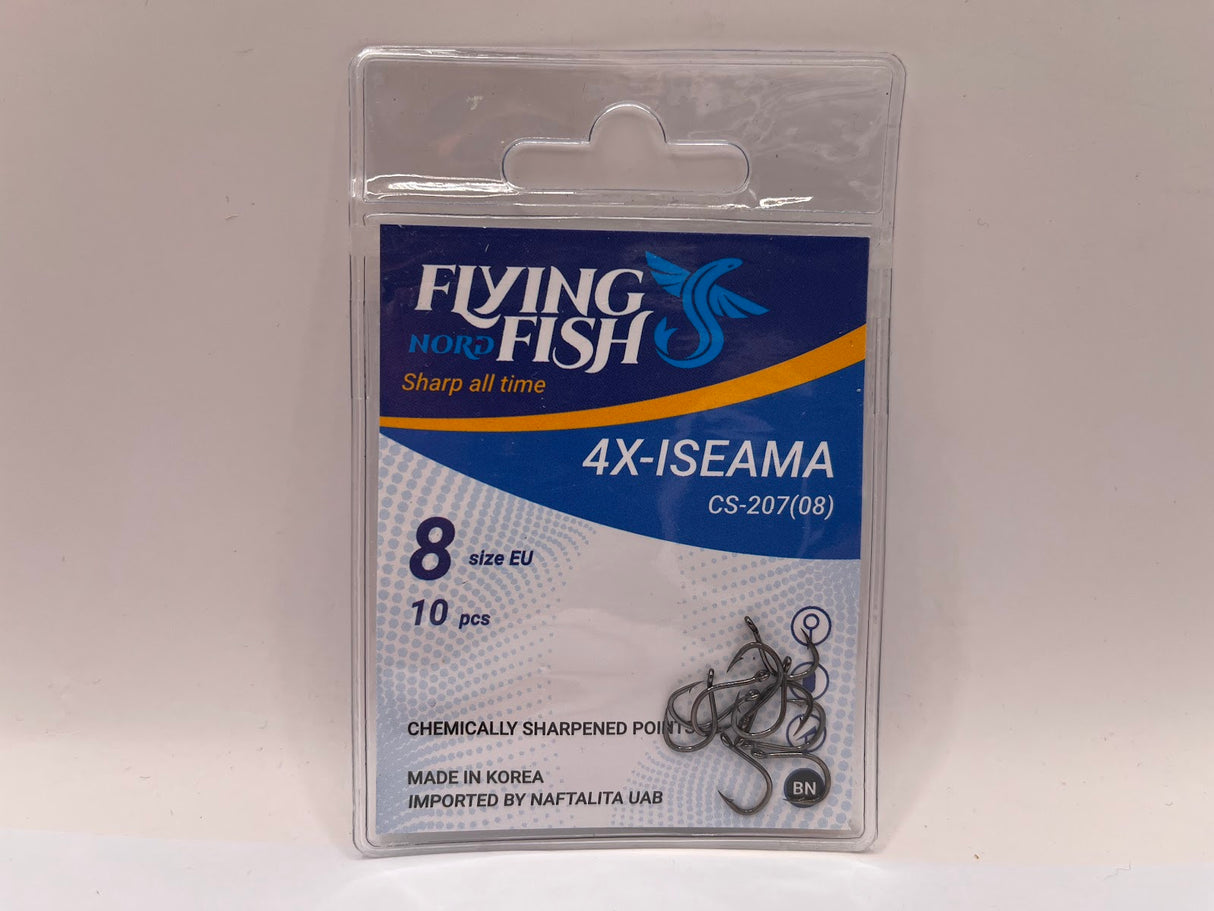 Žvejybinis kabliukas Flying Fish Nord 4X-ISEAMA — 6