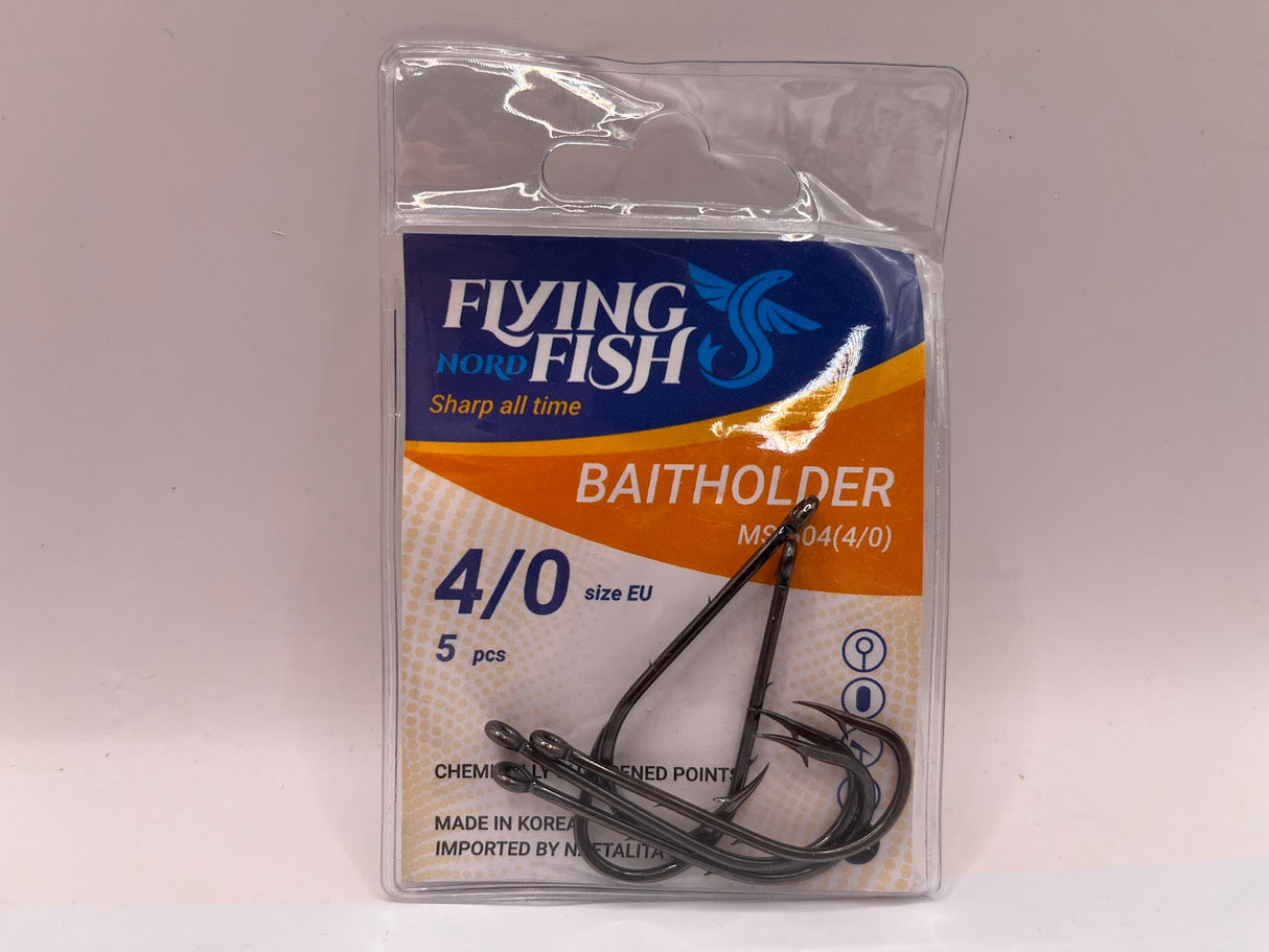 Žvejybinis kabliukas Flying Fish Nord BAITHOLDER — 4