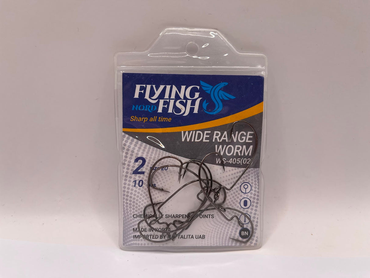 Žvejybinis kabliukas Flying Fish Nord WIDE RANGE WORM — 3
