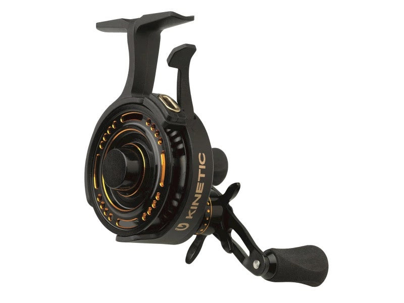 Kinetic ritės ir meškerytės komplektas (DLX Inline 25 + Inferno DLX Inline 19" Medium 1sec) — 2