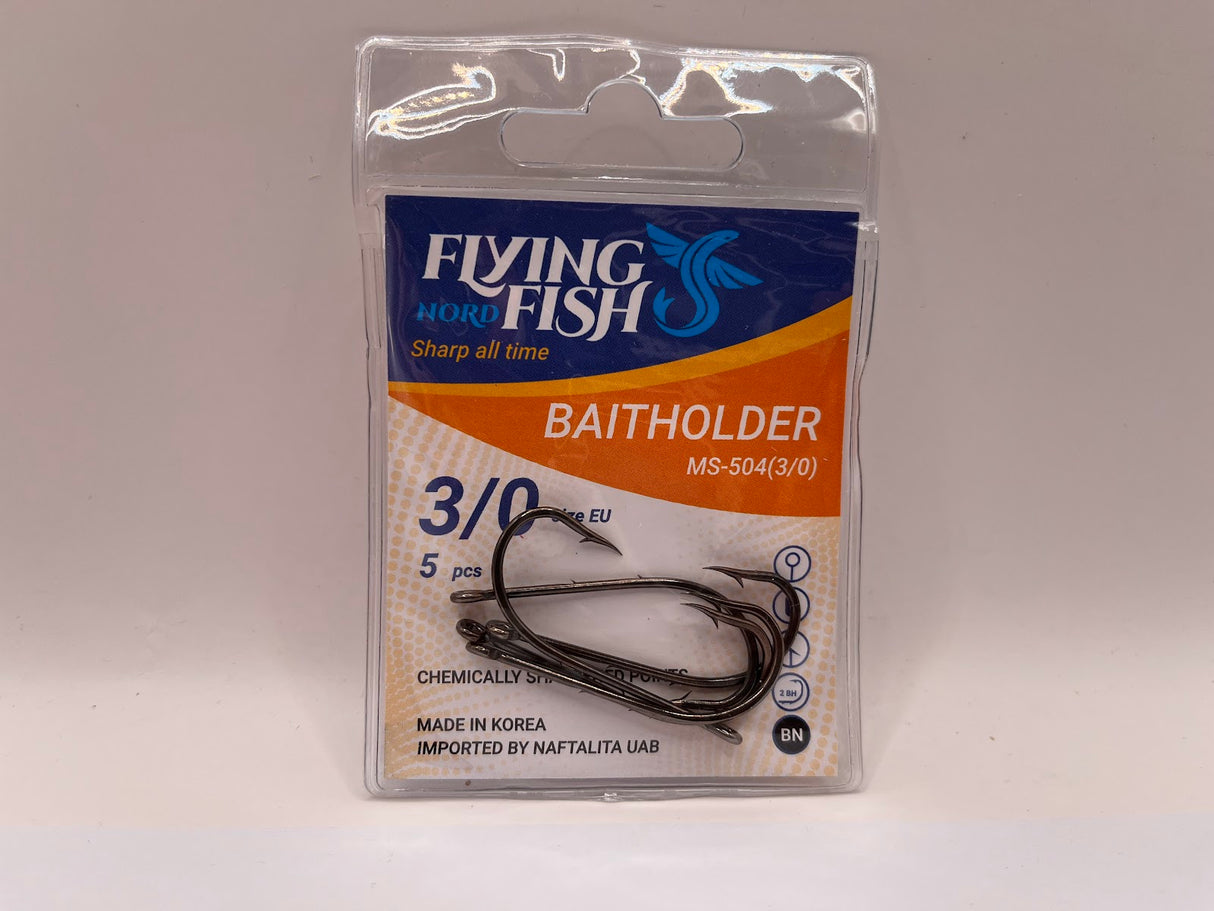 Žvejybinis kabliukas Flying Fish Nord BAITHOLDER — 3