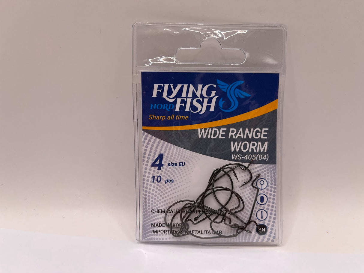 Žvejybinis kabliukas Flying Fish Nord WIDE RANGE WORM — 6