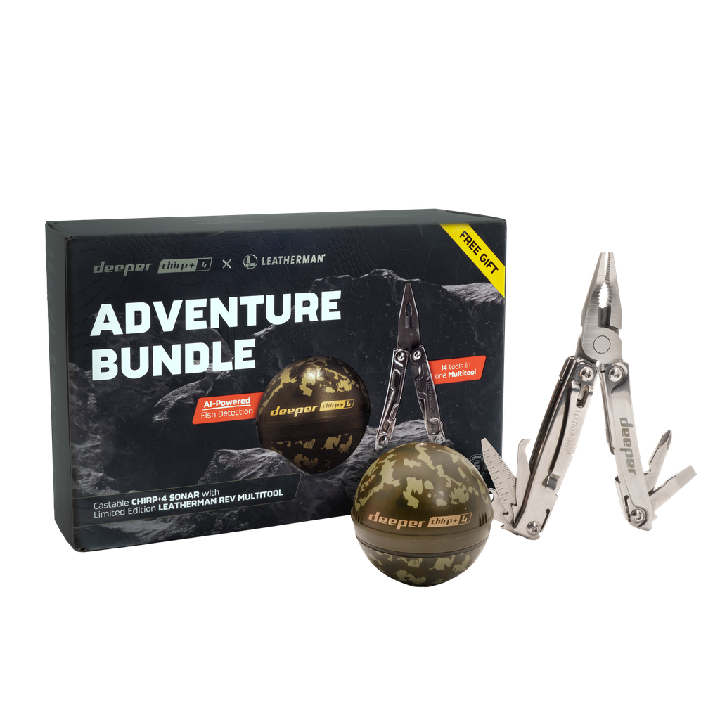 Deeper rinkinys CHIRP +4.0 Deeper Adventure Bundle