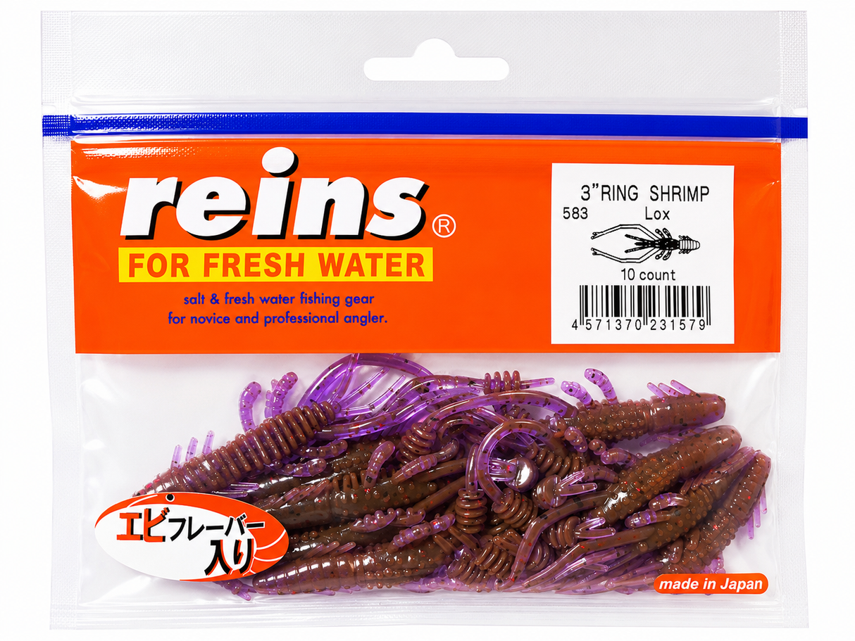 Reins guminukai Ring Shrimp 3"