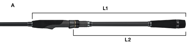 Tailwalk meškerė Dageki S822MH 249cm 5-35g — 3