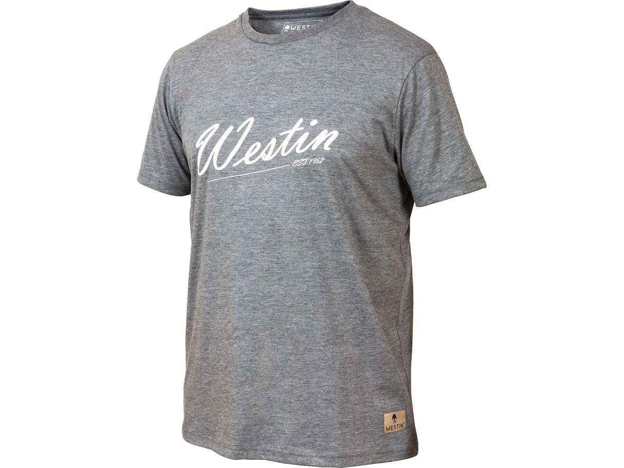 Westin marškinėliai Old School T-Shirt Grey Melange