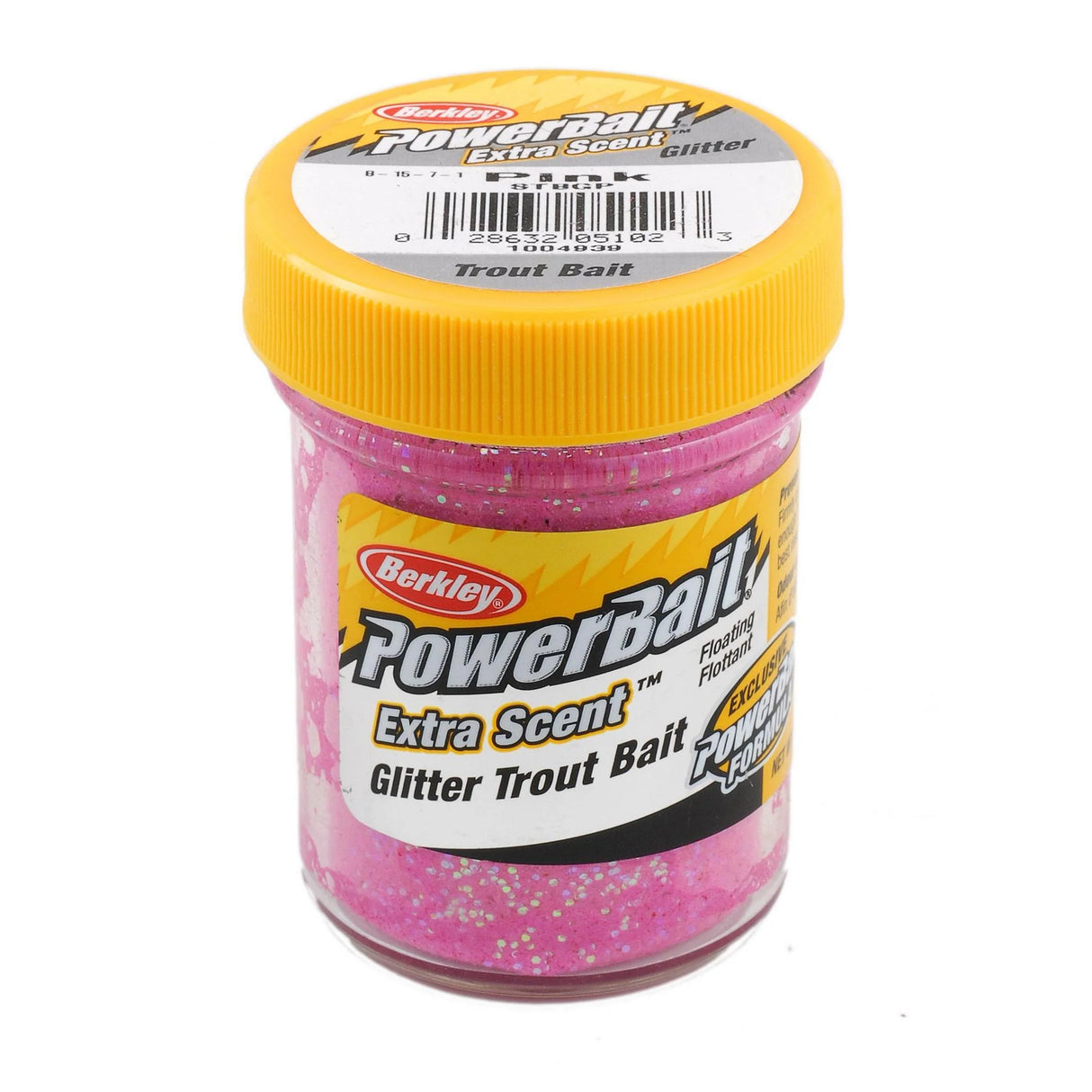 Berkley spalvota tešla PowerBait® Extra Scent Glitter Trout Dough — 6