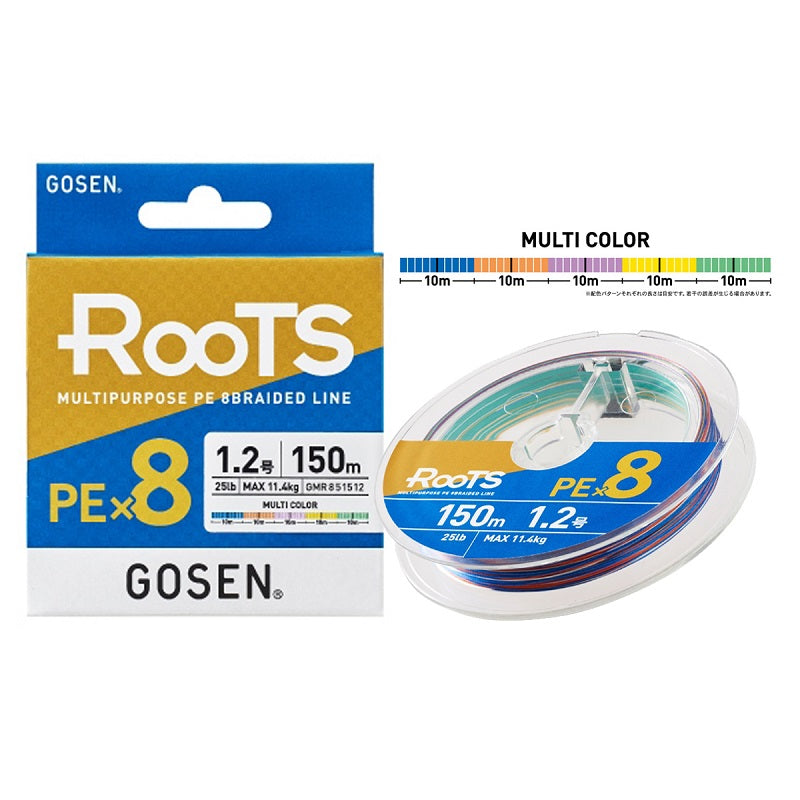Gosen Roots PEx8 pintas valas