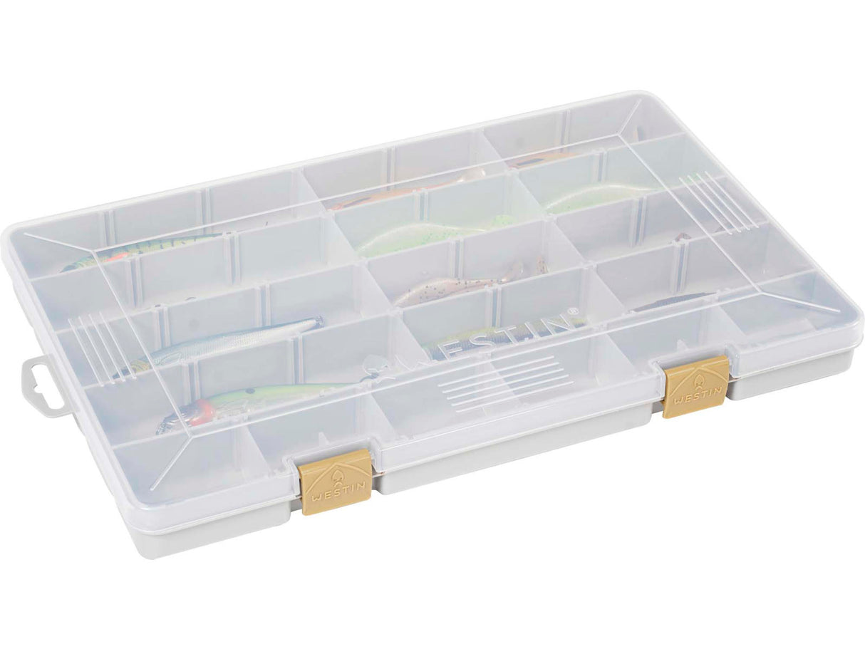 Westin W3 dėžutė Tackle Box Grey/Clear — 2