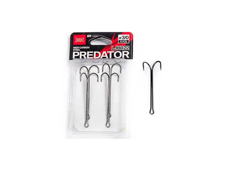 Kabliukai dvišakiai Lucky John Predator