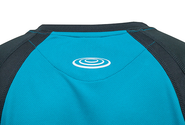 Drennan marškinėliai Performance Shirt – Grey/Aqua
