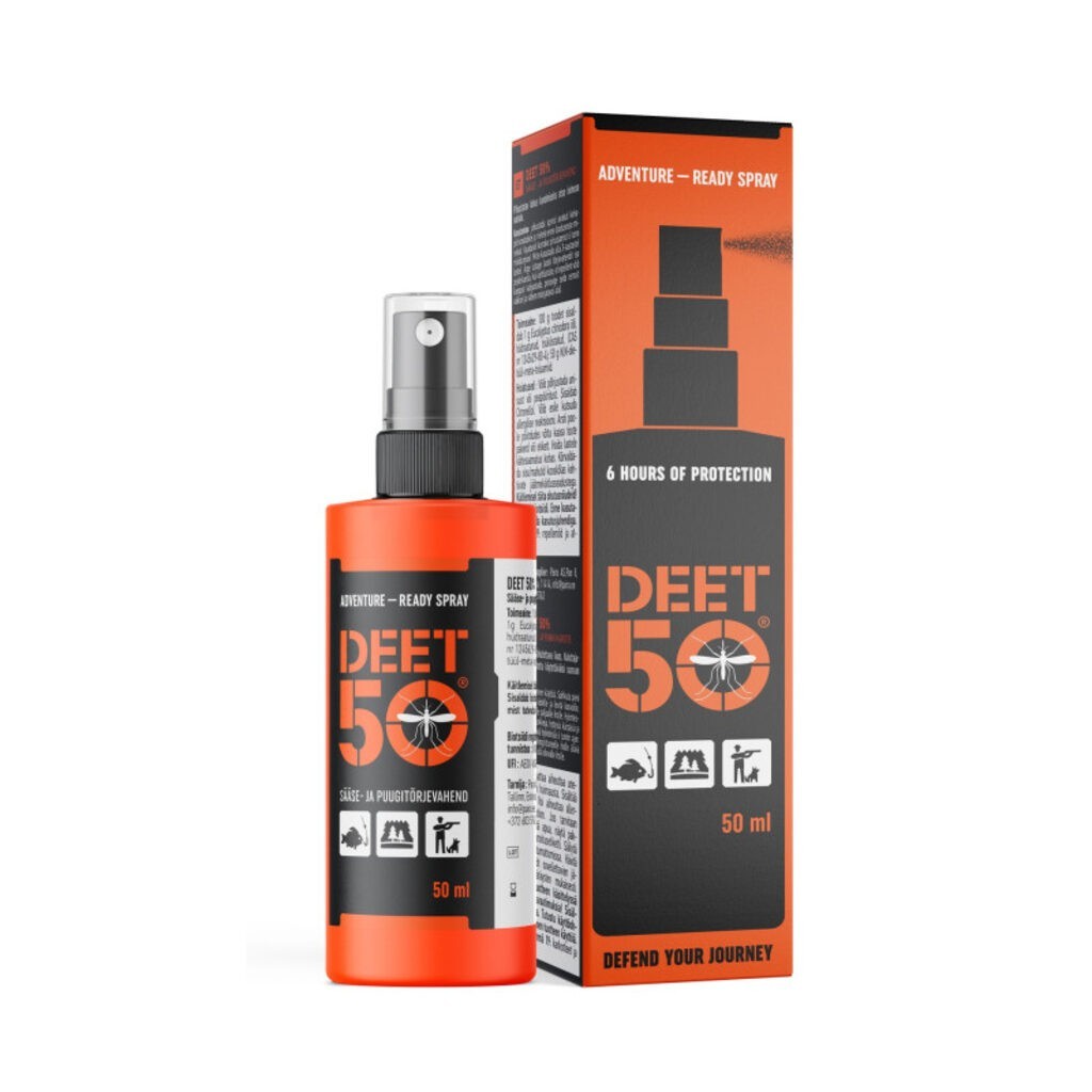 Priemonė nuo vabzdžių ir erkių Deet 50 50ml