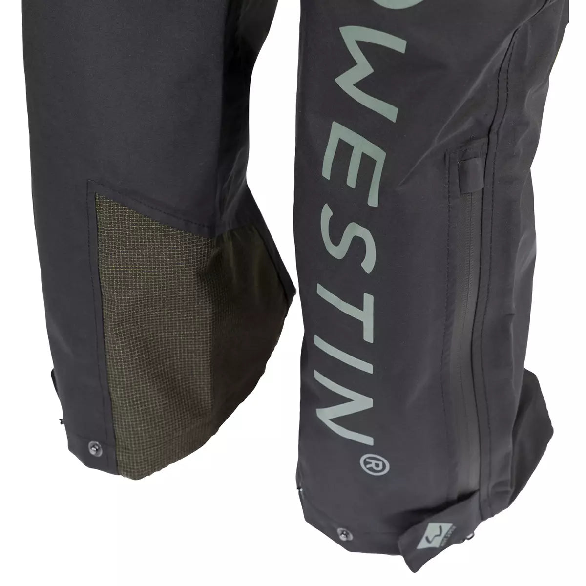 Westin kelnės W6 Rain Bib Steel Black