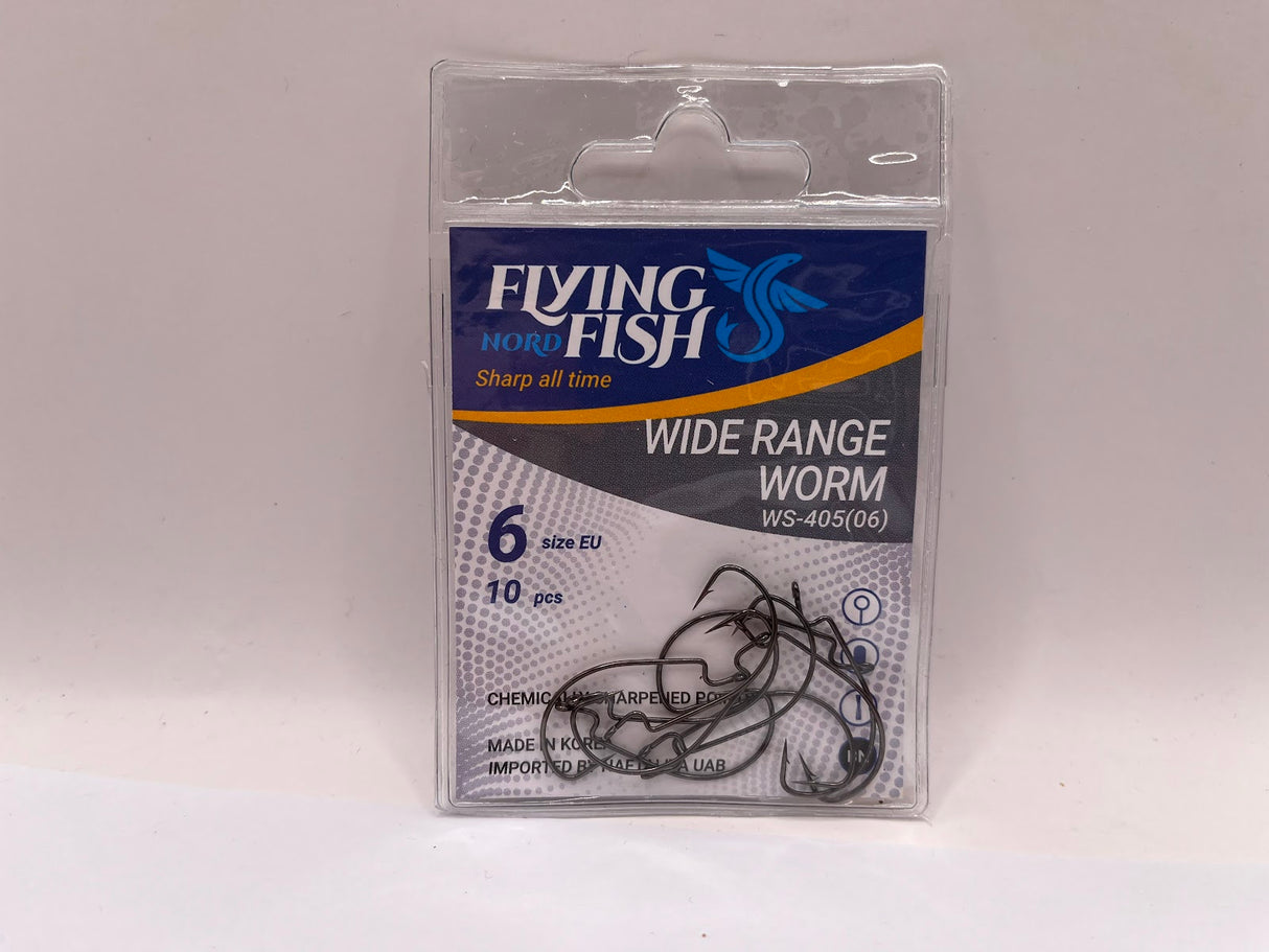 Žvejybinis kabliukas Flying Fish Nord WIDE RANGE WORM — 8