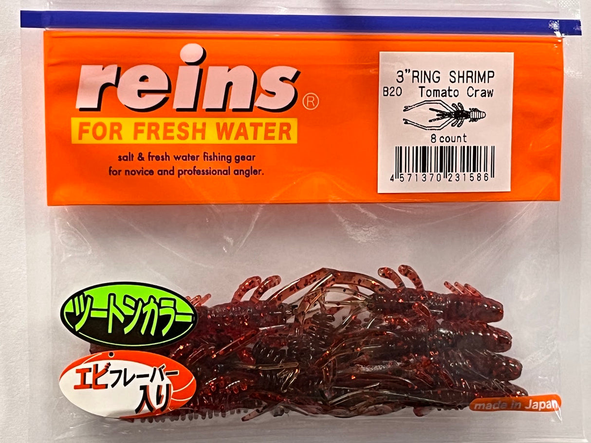 Reins guminukas Ring Shrimp 3" — 30