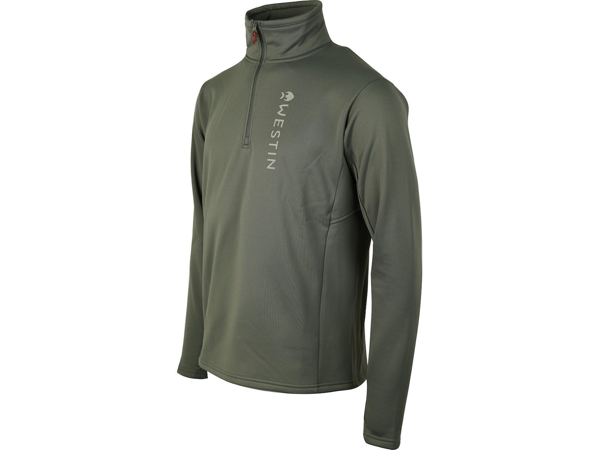 Westin Energy Midlayer 1/2 Zip Dark Sage — 3