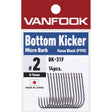 Vanfook kabliukai BK-31F (Bottom Kicker) Fusso Black