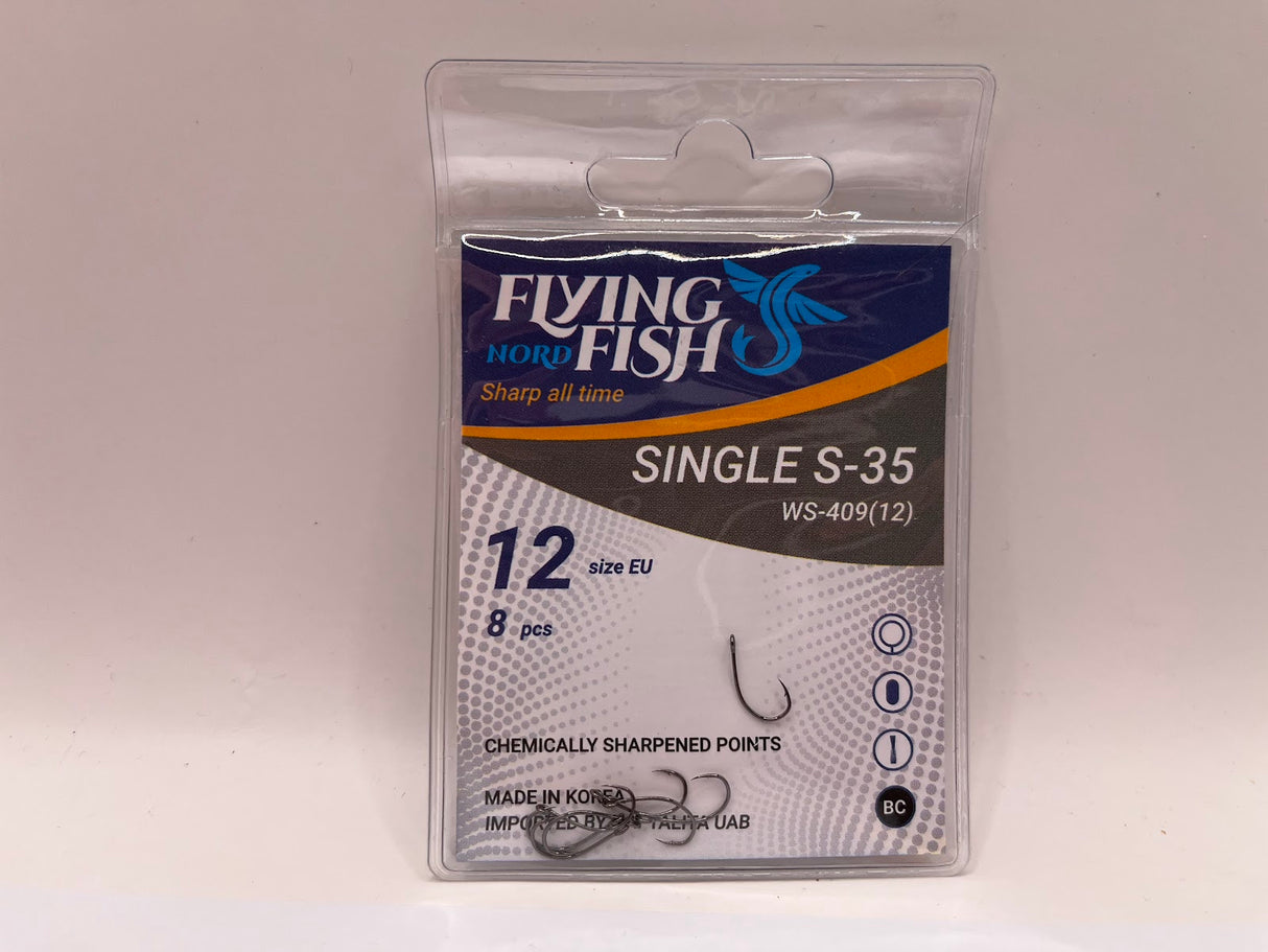 Žvejybinis kabliukas Flying Fish Nord SINGLE S-35 — 3