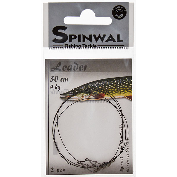 Pavadėlis Spinwal Wolfram Leader Swivel+snap — 3