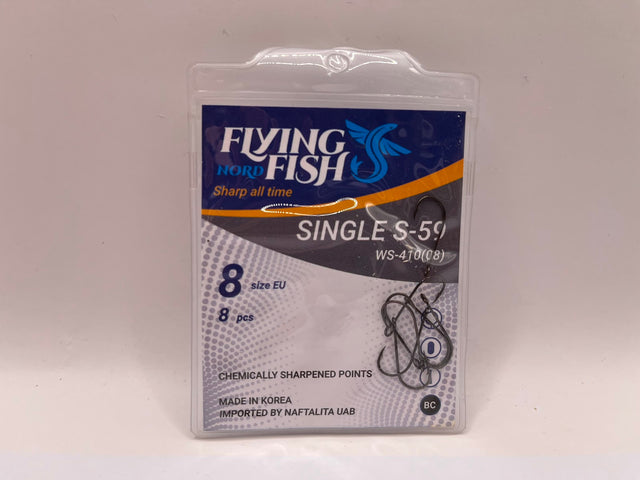 Žvejybinis kabliukas Flying Fish Nord SINGLE S-59