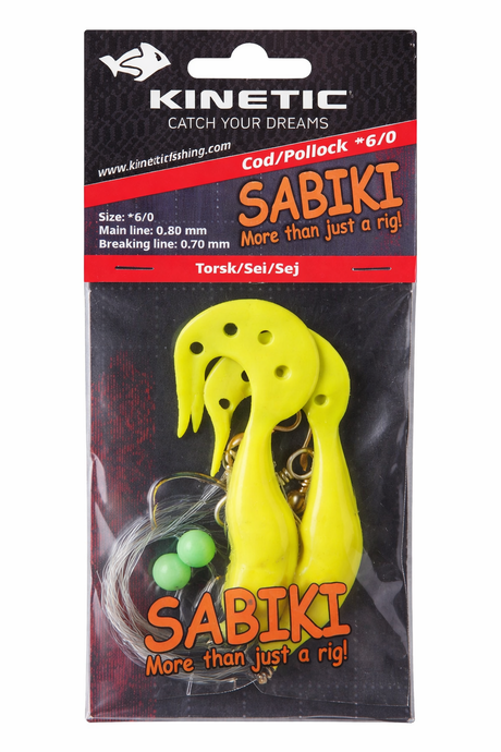Kinetic sistemėlė jūrai Sabiki Cod/Pollock Torsk/Sei/Sej — 2