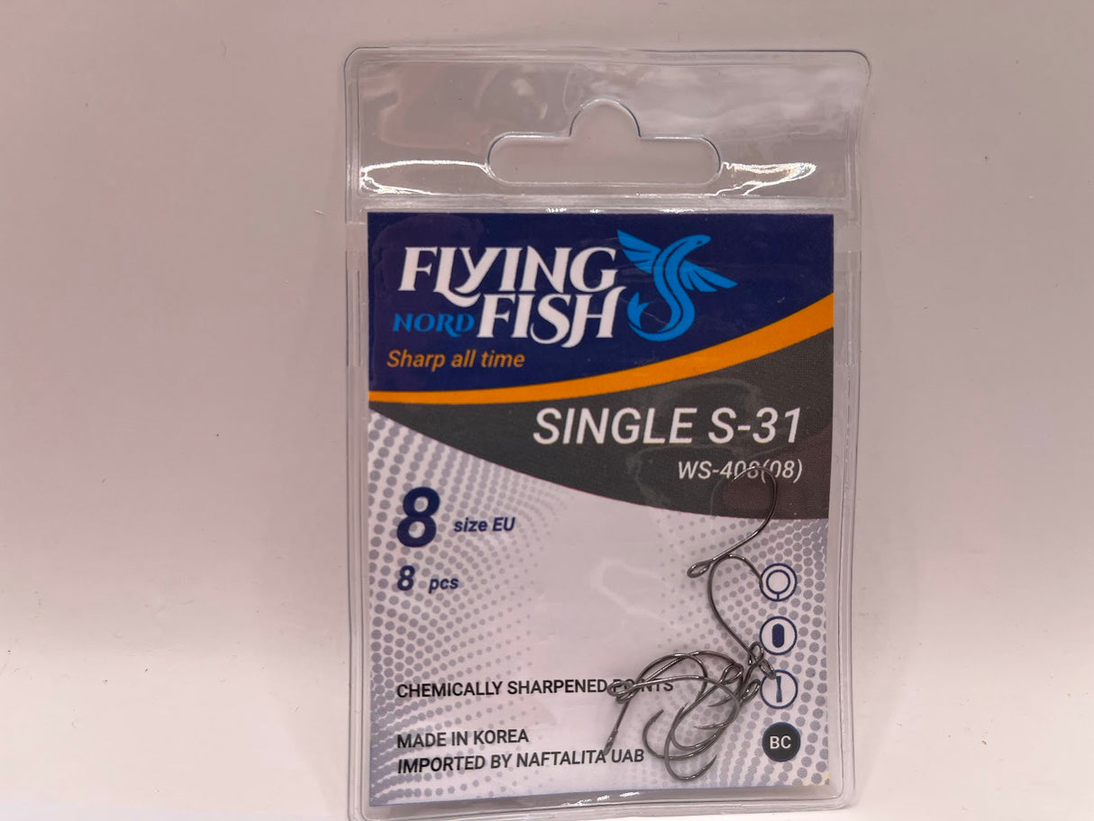 Žvejybinis kabliukas Flying Fish Nord SINGLE S-31 — 5