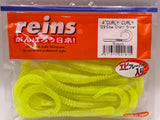 Reins guminukas Curly Curly 4" — 6