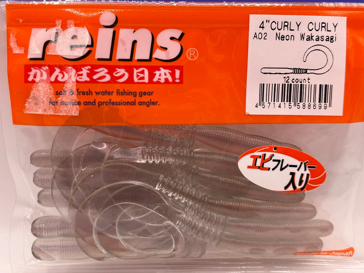 Reins guminukas Curly Curly 4" — 14