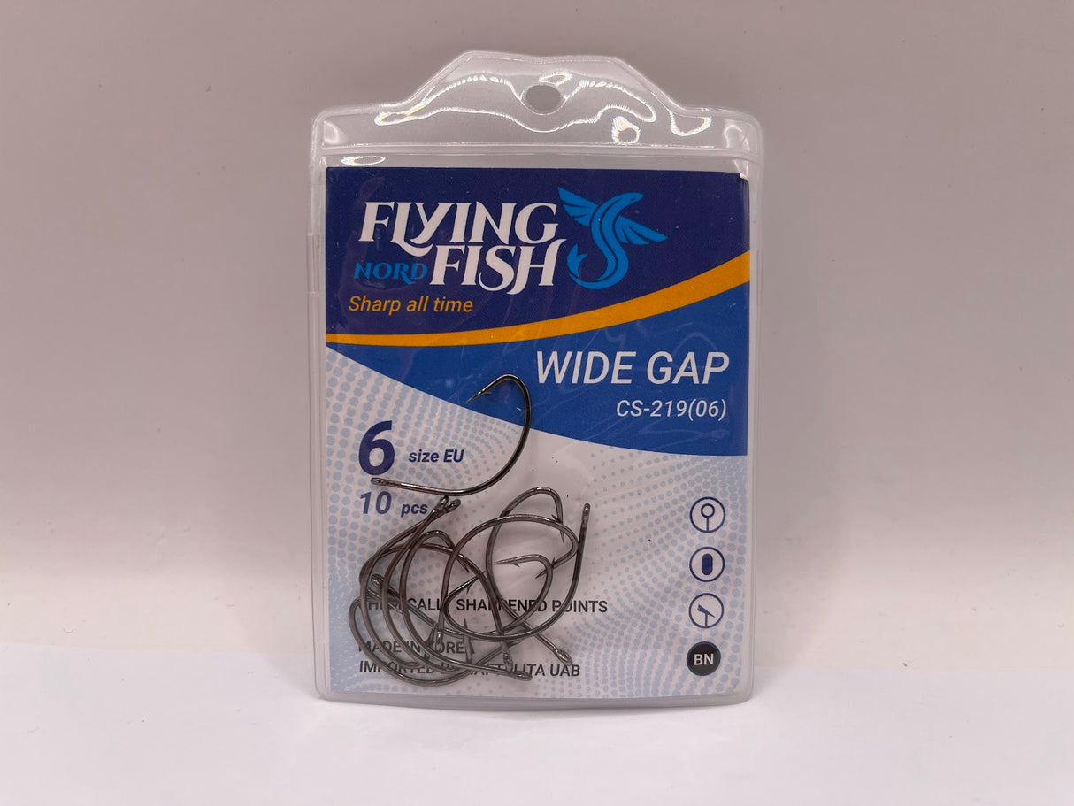 Žvejybinis kabliukas Flying Fish Nord WIDE GAP — 2