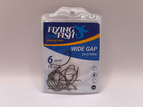Žvejybinis kabliukas Flying Fish Nord WIDE GAP — 2