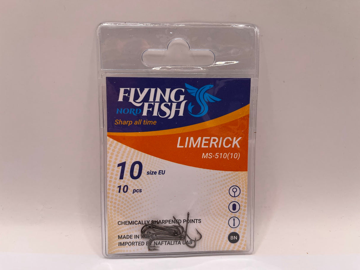 Žvejybinis kabliukas Flying Fish Nord LIMERICK — 4