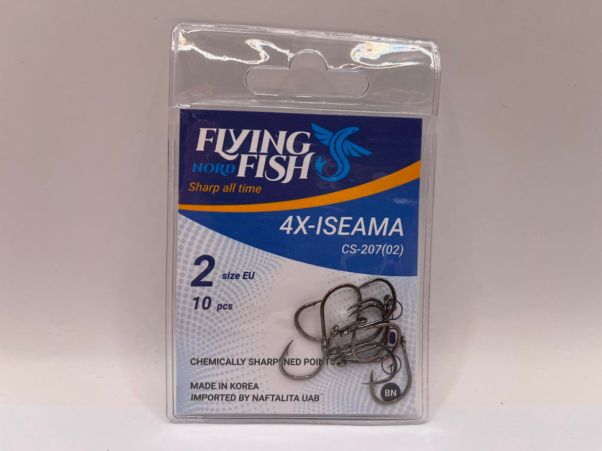 Žvejybinis kabliukas Flying Fish Nord 4X-ISEAMA — 3