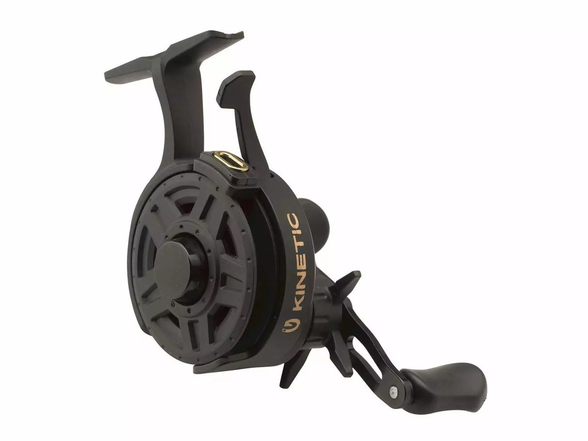 Kinetic ritės ir meškerytės komplektas (DLX Inline 25 + Inferno LX Inline 19" Medium 1sec) — 2