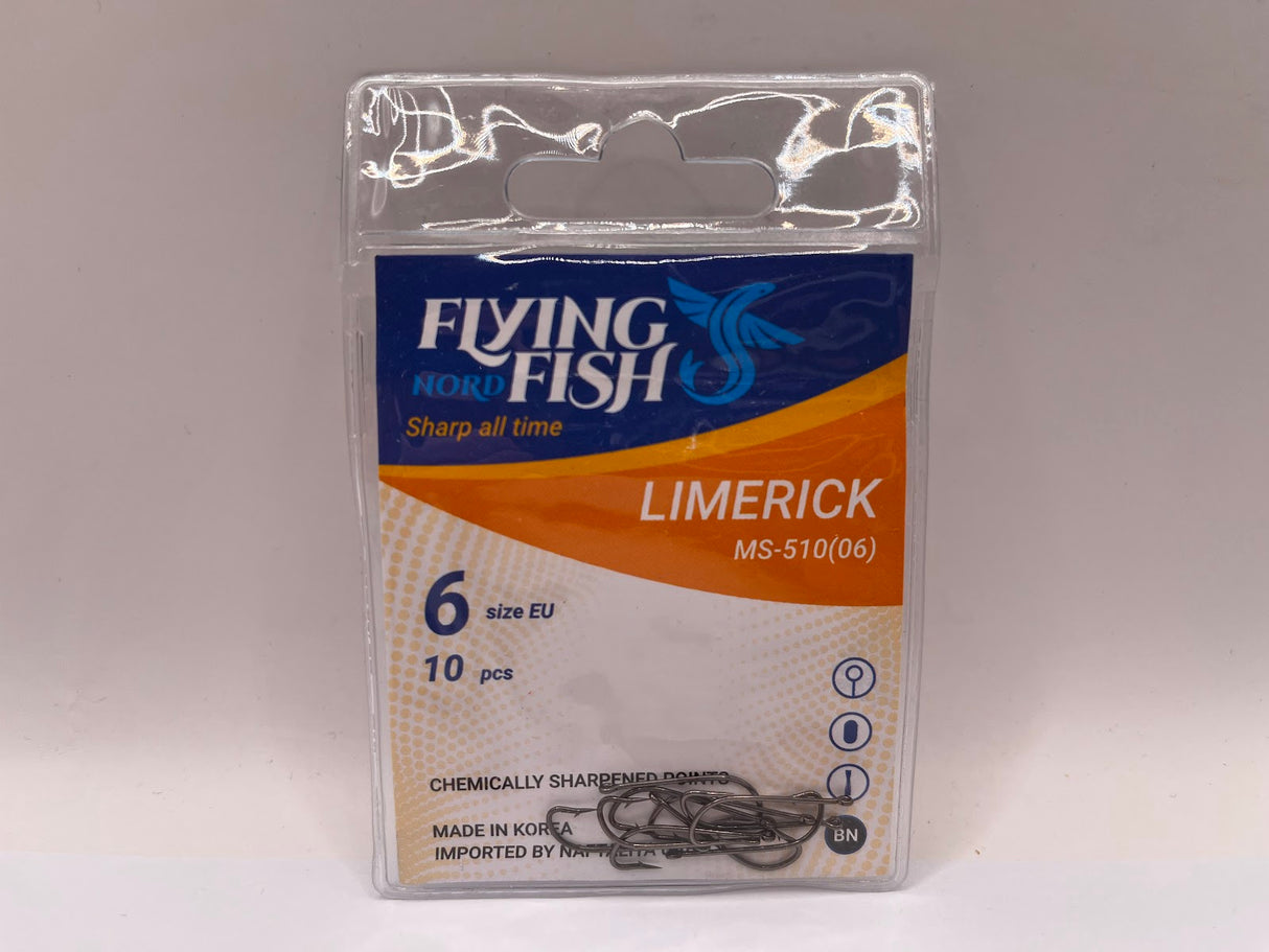 Žvejybinis kabliukas Flying Fish Nord LIMERICK — 2