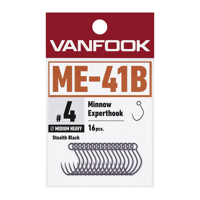 Vanfook kabliukai ME-41B Stealth Black
