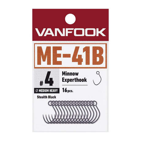 Vanfook kabliukai ME-41B Stealth Black