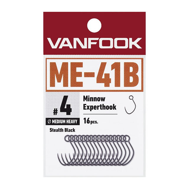 Vanfook kabliukai ME-41B Stealth Black