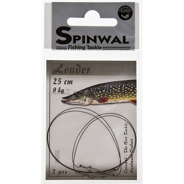 Pavadėlis Spinwal Wolfram Leader Swivel+snap — 2