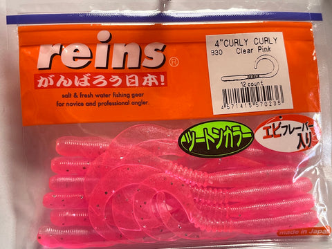 Reins guminukas Curly Curly 4" — 18