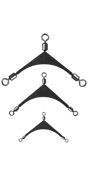 Cralusso suktukas Corner plate swivel