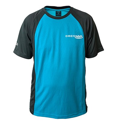 Drennan marškinėliai Performance Shirt – Grey/Aqua