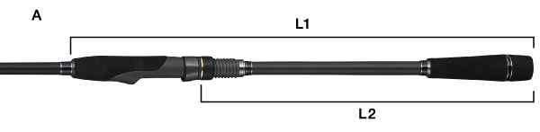 Tailwalk meškerė Dageki S922MH 278cm 5-45g — 3
