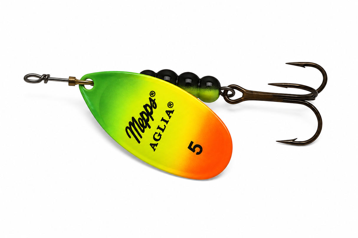 Mepps Aglia Fluo Tiger Sukrė