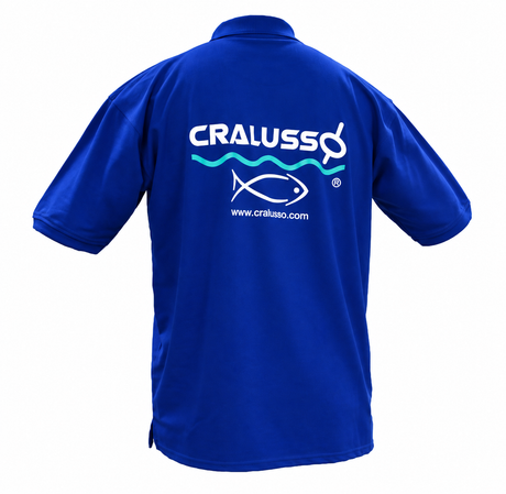Cralusso marškinėliai mėlynos spalvos