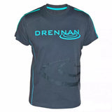 Drennan marškinėliai DR T-Shirt Grey/Aqua -M