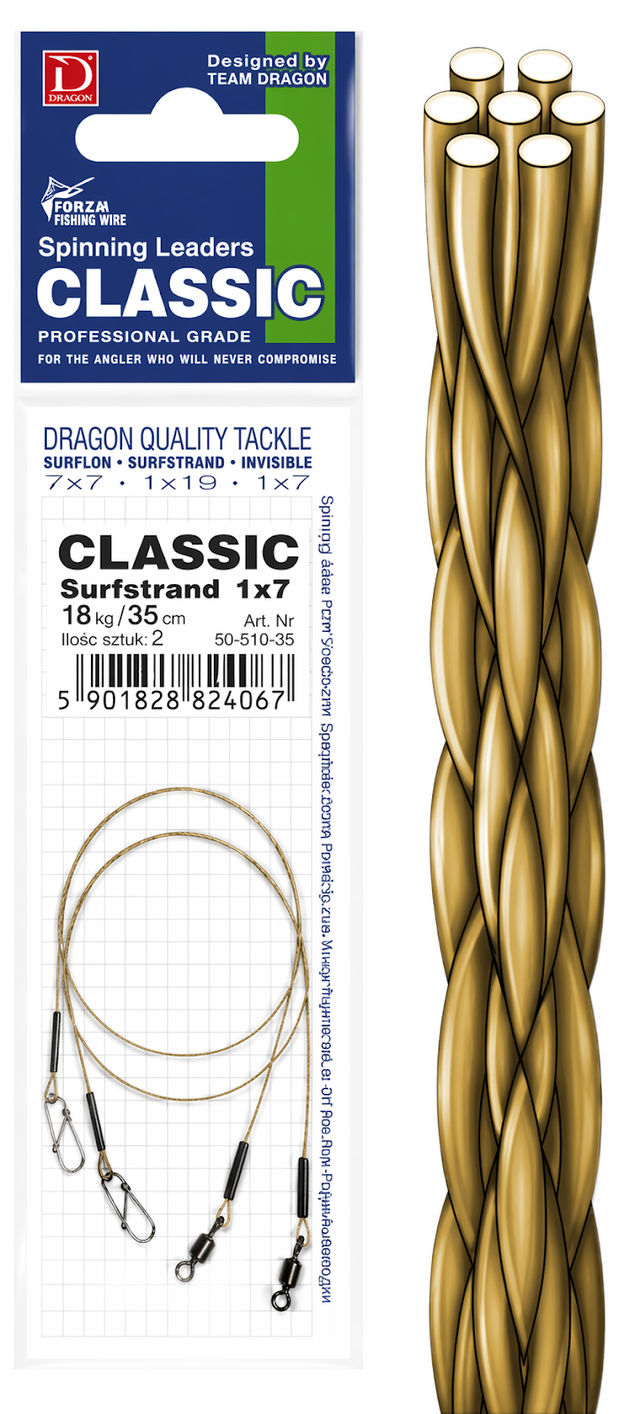 Pavadėliai Dragon Surfstrand AFW Classic